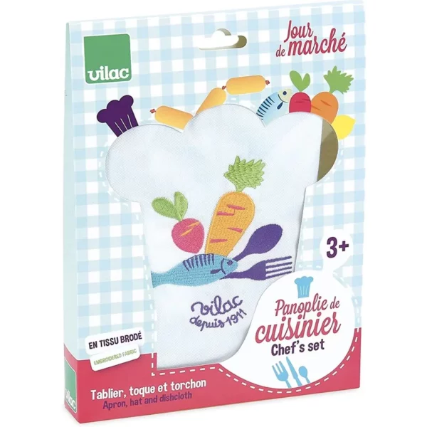 Cuisinier - mes-petits-deguisements-panoplie-de-cuisinier - jouet en bois - jouets - jeux reves et jouets - thonon - evian - france - suisse -2