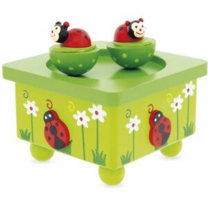 Boîte à musique Coccinelles - jouet en bois - jeux reves et jouets - thonon - evian - france - suisse 1