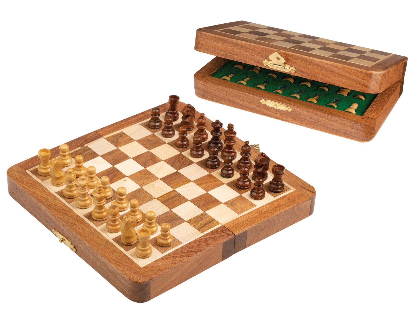 Jeu D'échecs Agnétique En Echec Deluxe Pliable Echecs, Portable De Voyage Plateau Et Les