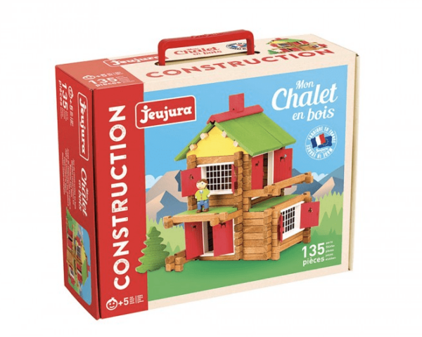 Jeu jura 8003 mon chalet 135 pieces jouets en bois jeux reves et jouets thonon les bains haute savoie chablais leman