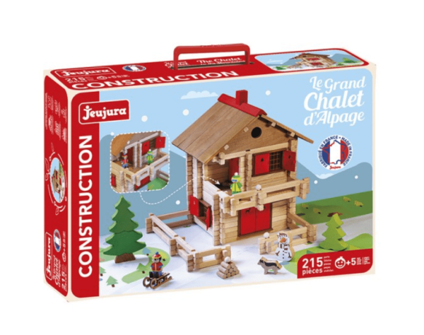 Jeu jura 8010 le grand chalet d'alpage 215 pieces jouets en bois jeux reves et jouets thonon les bains haute savoie chablais leman