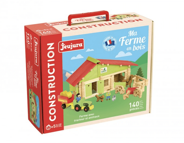 Jeu jura 8053 la petite ferme 140 pieces jouets en bois jeux reves et jouets thonon les bains haute savoie chablais leman