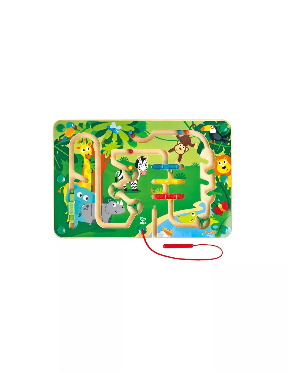 Labyrinthe magnétique jungle - Hape - jouets - jouets en bois - jouet d'éveil - jeux reves et jouets - thonon - evian - haute-savoie - chablais - France - Suisse 1