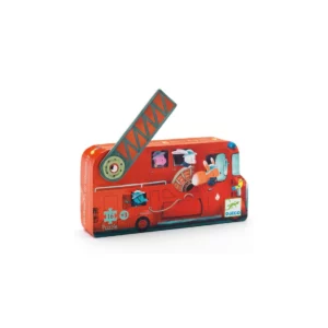 Le camion de pompier puzzle 16 pièces - Djeco - jeux reves et jouets - thonon - evian - haute-savoie - chablais - France - Suisse 1