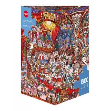 PUZZLE - 1500 PIÈCES - PATISSERIE - Heye - jeu de societe - famille - ambiance - haute-savoie - chablais - evian - thonon - suisse - geneve - jeux reves et jouets (5