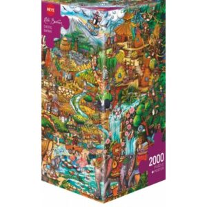PUZZLE - 2000 PIÈCES - Safari exotique - Heye - jeu de societe - famille - ambiance - haute-savoie - chablais - evian - thonon - suisse - geneve - jeux reves et jouets (4