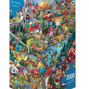 PUZZLE - 2000 PIÈCES - go camping - Heye - jeu de societe - famille - ambiance - haute-savoie - chablais - evian - thonon - suisse - geneve - jeux reves et jouets (3