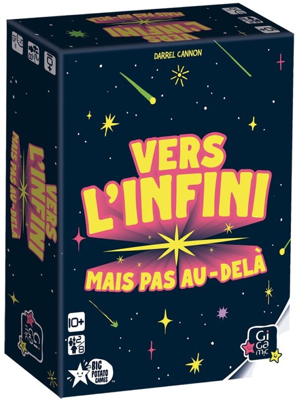 VERS L'INFINI MAIS PAS AU-DELÀ - jeu de société - jeux reves et jouets - thonon - evian - haute-savoie - chablais - France - Suisse 1