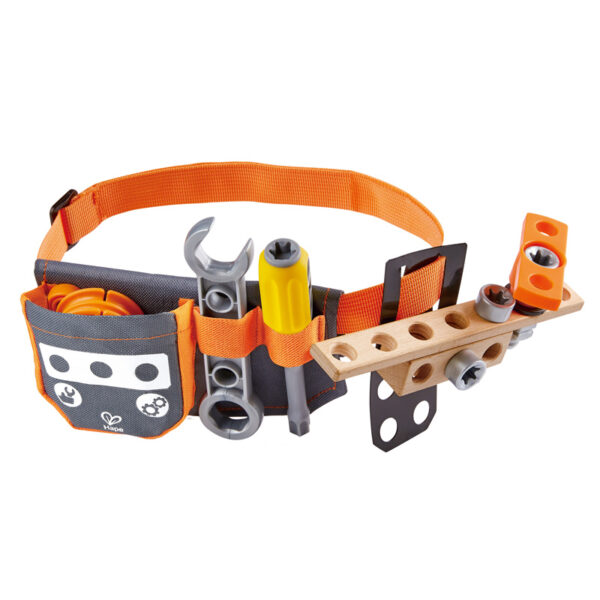 ceinture à outils - tissu et bois - hape - jouet en bois - jouets - jeux reves et jouets - thonon - evian - france - suisse -1