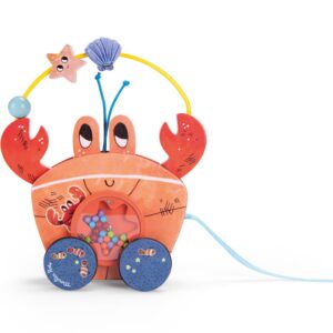 crabe à tirer - jouet à tirer en bois -les-aventures-de-paulie - molin roty - jeux-reves-et-jouets- thonon-les-bains - évian-les-bains - chablais - haute-savoie 2