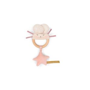 hochet-anneau-bois-souris-rose-la-petite-ecole-de-danse-moulin-roty - - cadeau de naissance - jeux reves et jouets - - thonon - haute savoie - suisse - france