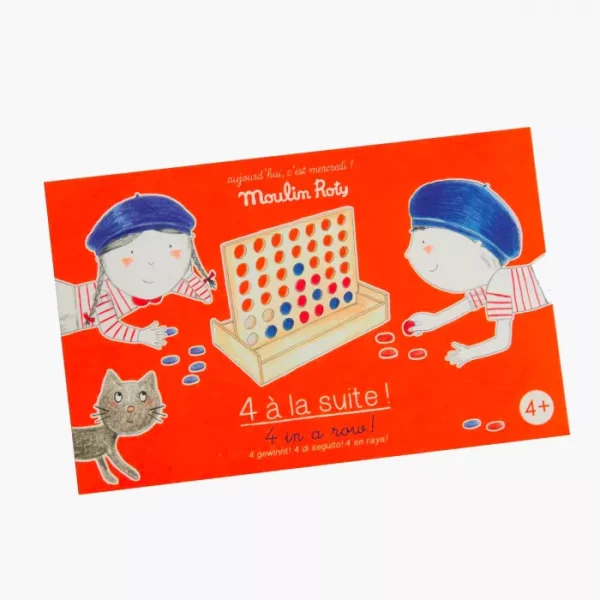 puissance 4 - en bois - jeu de société - jeu enfant - jeu classique - jeux reves et jouets - thonon les bains - evian les bains - haute savoie - chablais - suisse 1