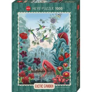 puzzle- 1000 pièces - heye - Oiseau de Paradis - exotic garden - jeux reves et jouets - thonon les bains - evian les bains - haute savoie - chablais - leman - suisse - 3