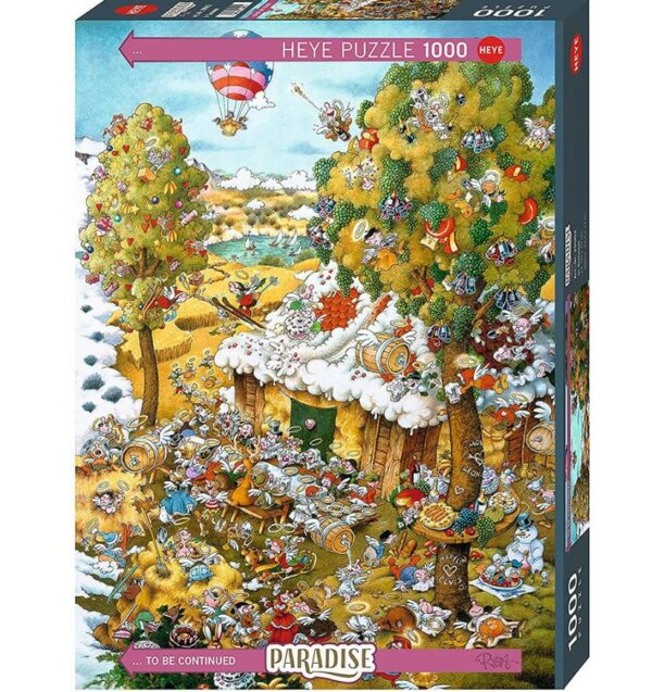 puzzle- 1000 pièces - heye - Paradise In Summer - paradis été - montagne - jeux reves et jouets - thonon les bains - evian les bains - haute savoie - chablais - leman - suisse - 4