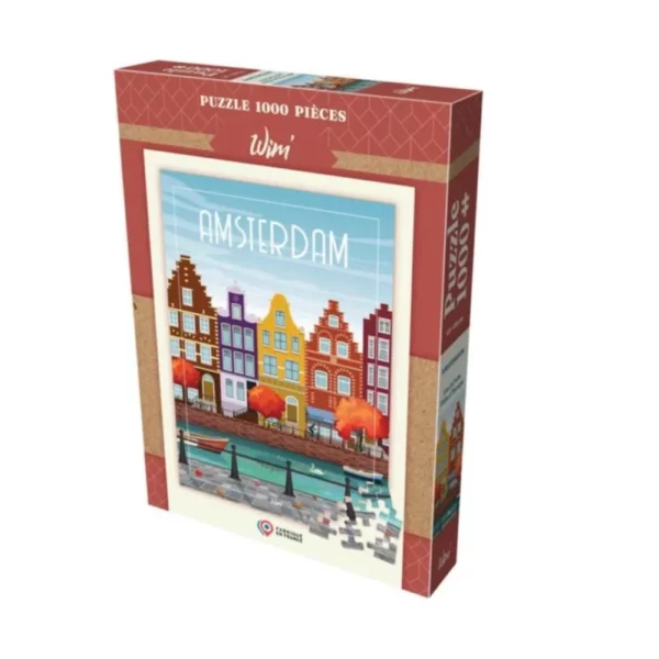 puzzle- 1000 pièces - wim- AMSTERDAM - gigamic - jeux reves et jouets - thonon les bains - evian les bains - haute savoie - chablais - leman - suisse - 1