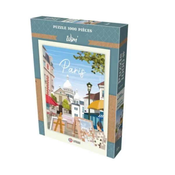 puzzle- 1000 pièces - wim- paris montmatre - gigamic - jeux reves et jouets - thonon les bains - evian les bains - haute savoie - chablais - leman - suisse - 1