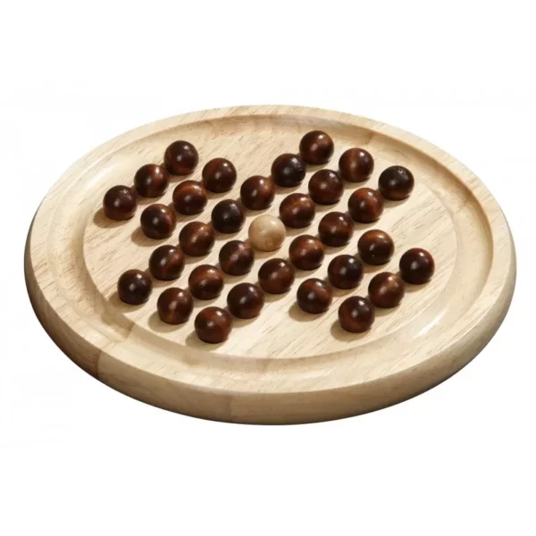 solitaire - en bois - jeu de societe classique - haute-savoie - chablais - evian - thonon - suisse - geneve - jeux reves et jouets - 2