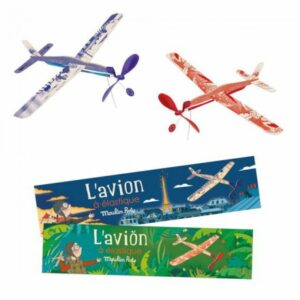 avion-a-lancer-bleu - et - rouge -moulin-roty