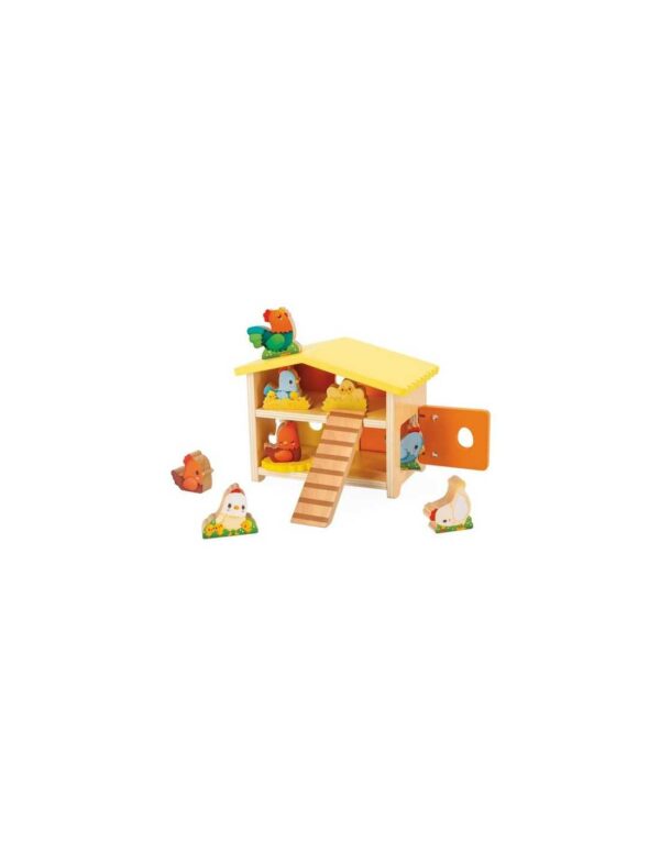 mon-premier-poulailler-ferme-janod - jouet en bois- jeux-reves-et-jouets- thonon-les-bains - évian-les-bains - chablais - haute-savoie 1