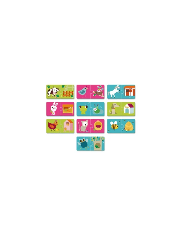 puzzle-duo-habitat- puzzle - educatif - djeco