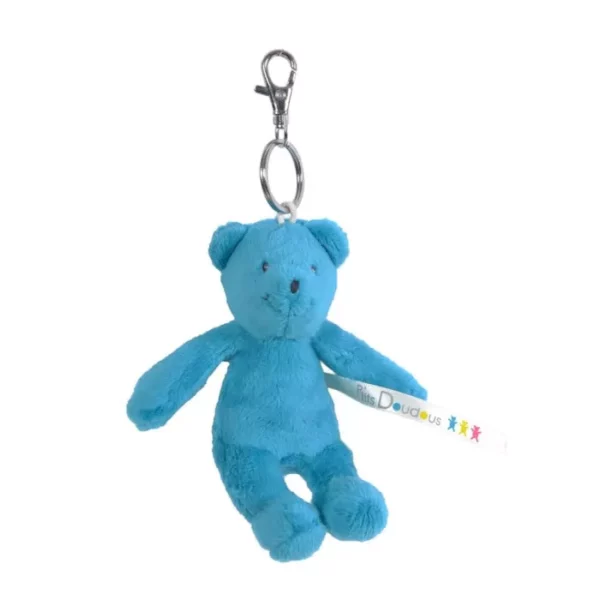 Portecle_ours_bleu_Les_P_tits_Doudous_de_l_hopital_Moulin_Roty_jeux_reves_et_jouets_thonon_les_bains_haute_savoie_chablais_leman_suisse