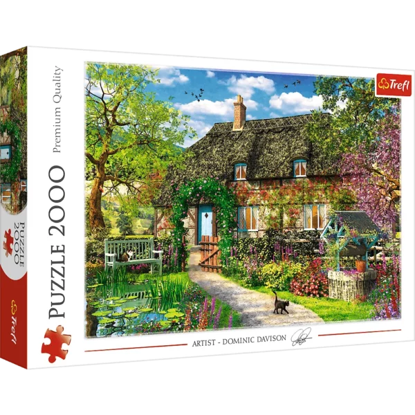 Puzzle 2000 pièces - Country cottage - Trefl