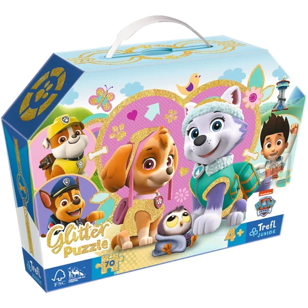 Puzzle 70 pièces - Glitter - Pat Patrouille - Trefl