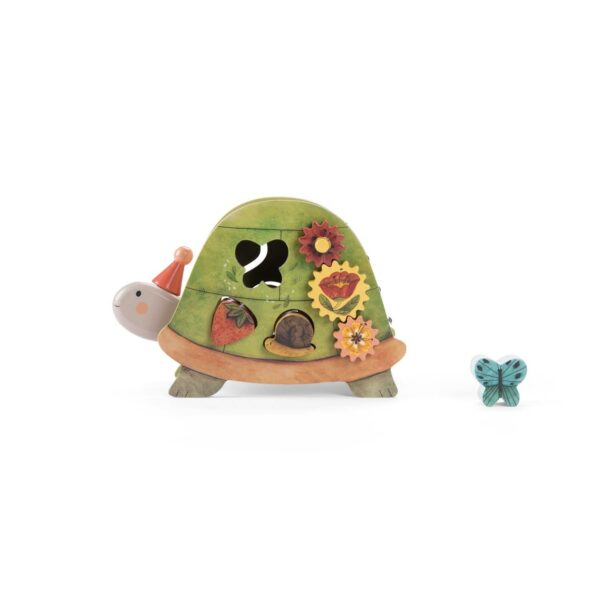 Moulin-Roty-Tortue-d-activites-Trois-petits-lapins-Multicolore