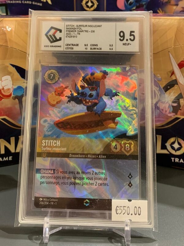 carte-a-l-unite-Stitch-Surfeur-insouciant-disney-lorcana