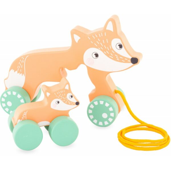 jouet-en-bois-a-trainer-maman-renard en-bois-jeux-reves-et-jouets