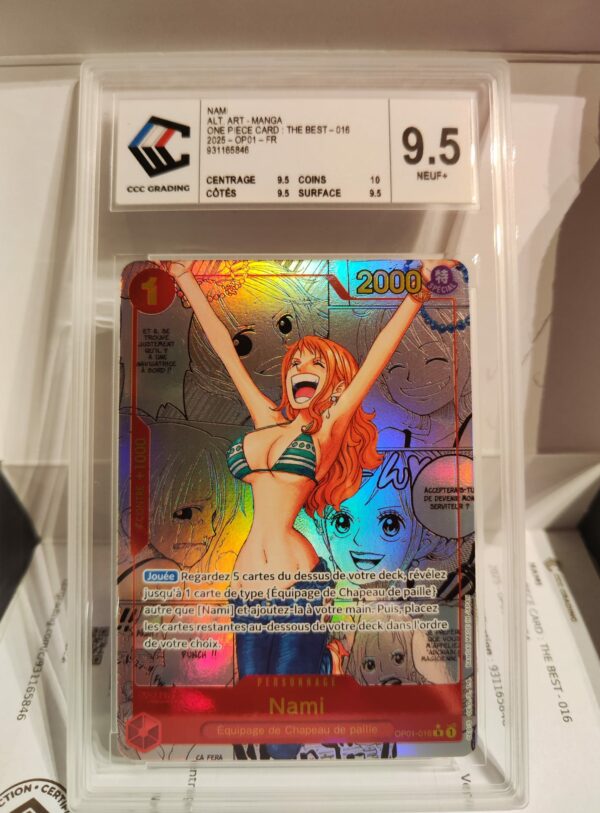 Nami-manga - (OP01-016)-the-best-One-Piece-Carte-a-l-unite-Gradee-TCG-JCC--jeux-reves-et-jouets