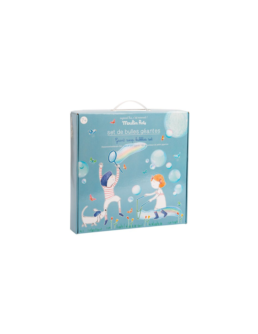 Set de bulles géantes - Aujourd'hui c'est mercredi - Moulin Roty
