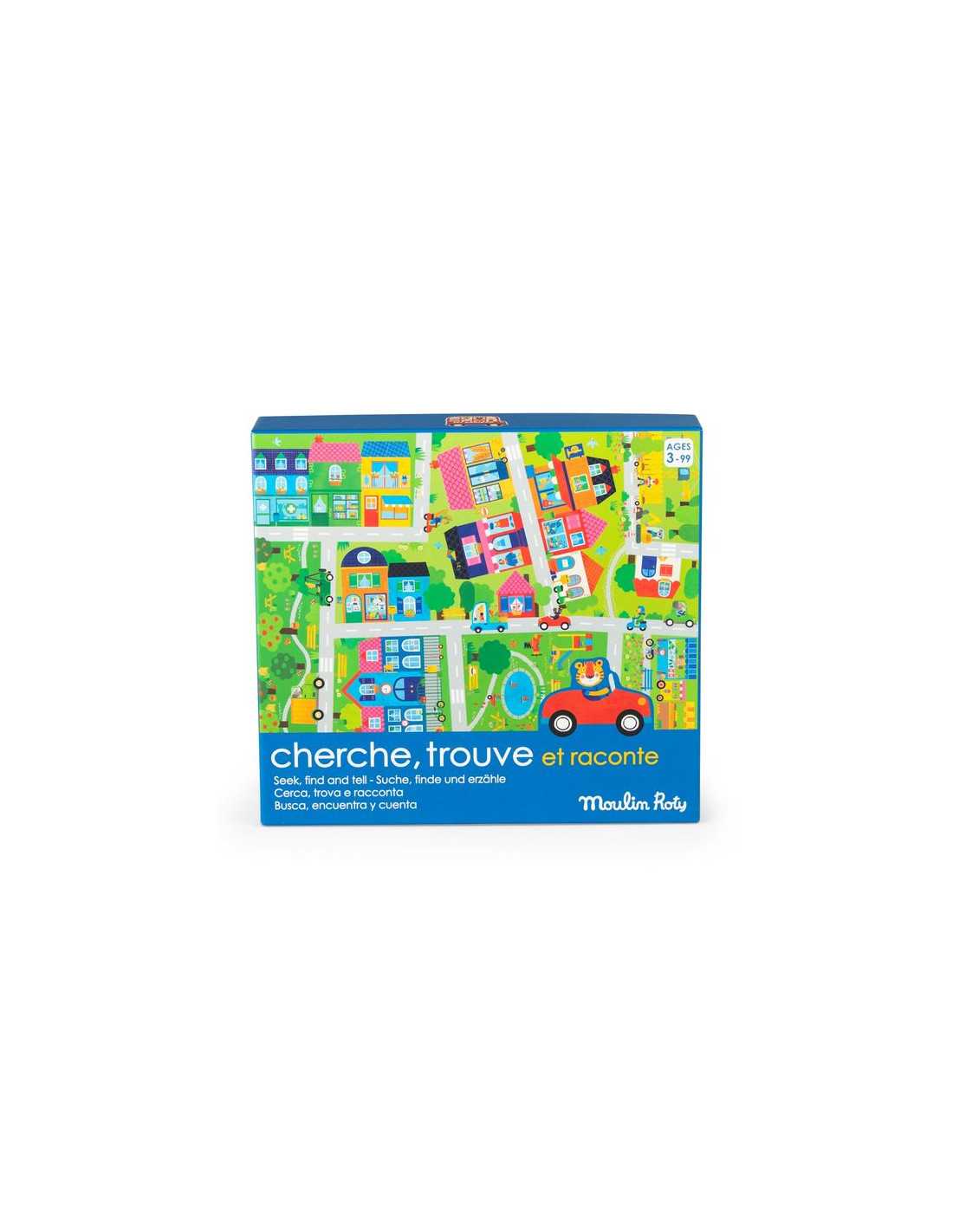 Jeu Cherche,Trouve et Raconte - Les Popipop - Moulin Roty