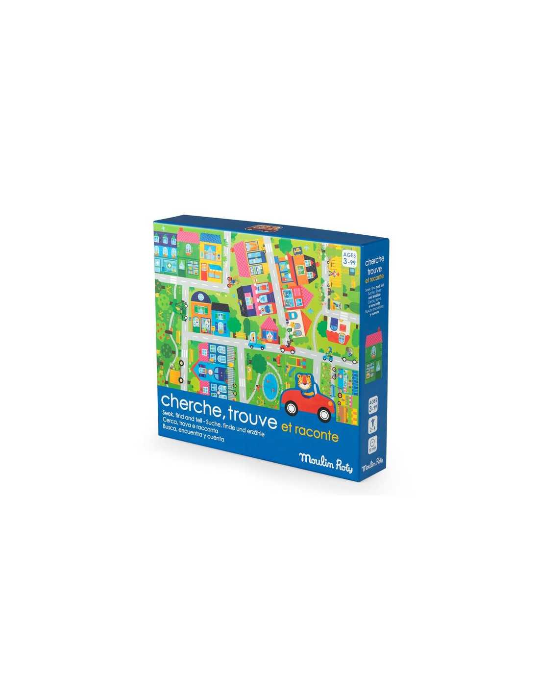 Jeu Cherche,Trouve et Raconte - Les Popipop - Moulin Roty