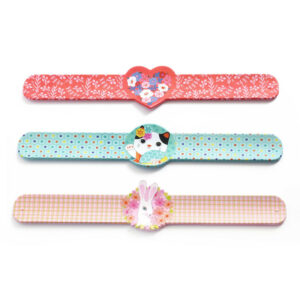 Bracelets enrouleur Coeur, Chat, lapin - Djeco