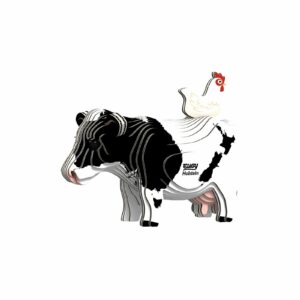 Eugy 3D Modèle: ANIMAL DE FERME / HOLSTEIN