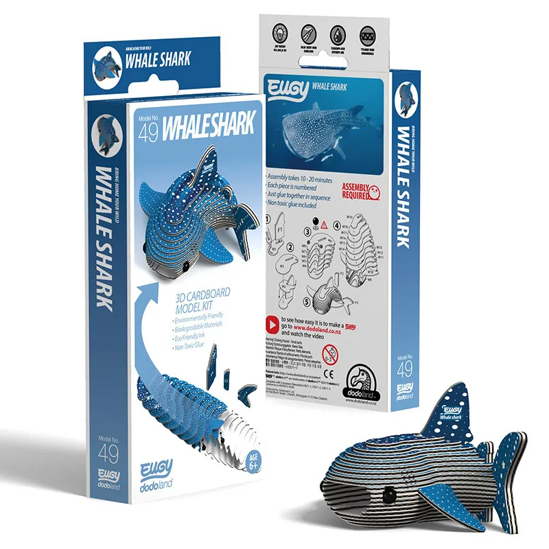 Eugy 3D Modèle: ANIMAL MARIN / REQUIN BALEINE
