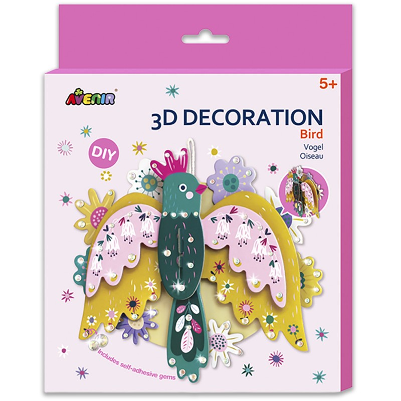 Décoration 3D oiseau - Ulysse