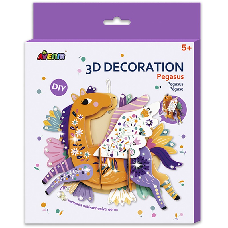 Décoration 3D licorne - Ulysse