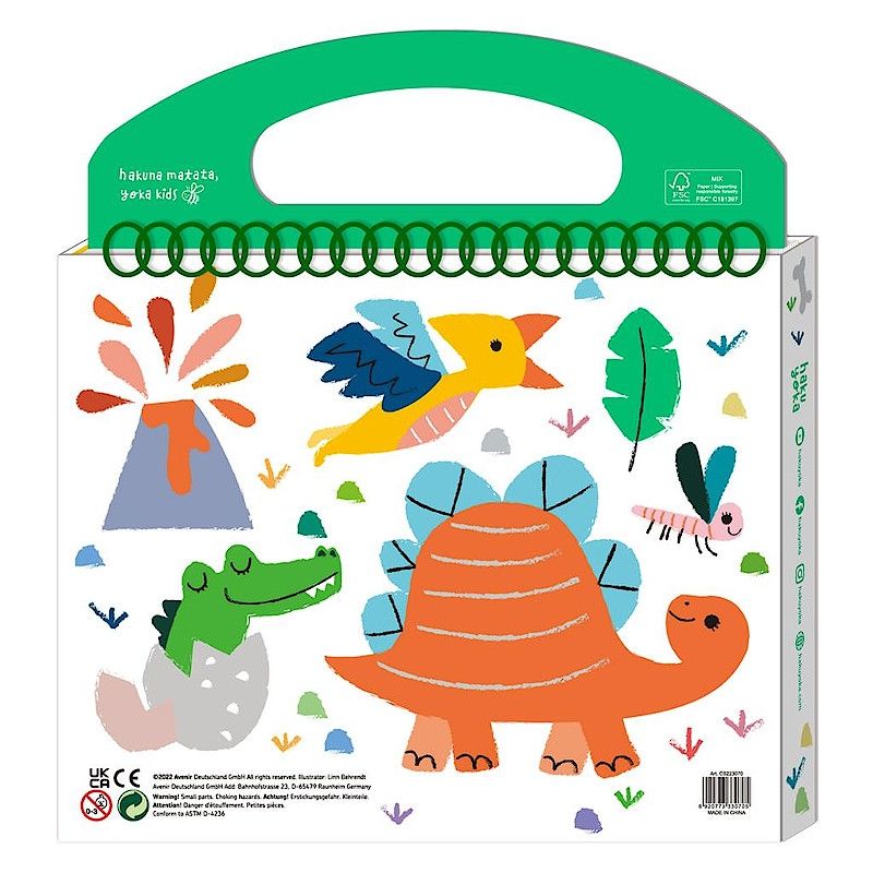 MY FIRST COLOURING KIT DINO FRIENDS - Ulysse