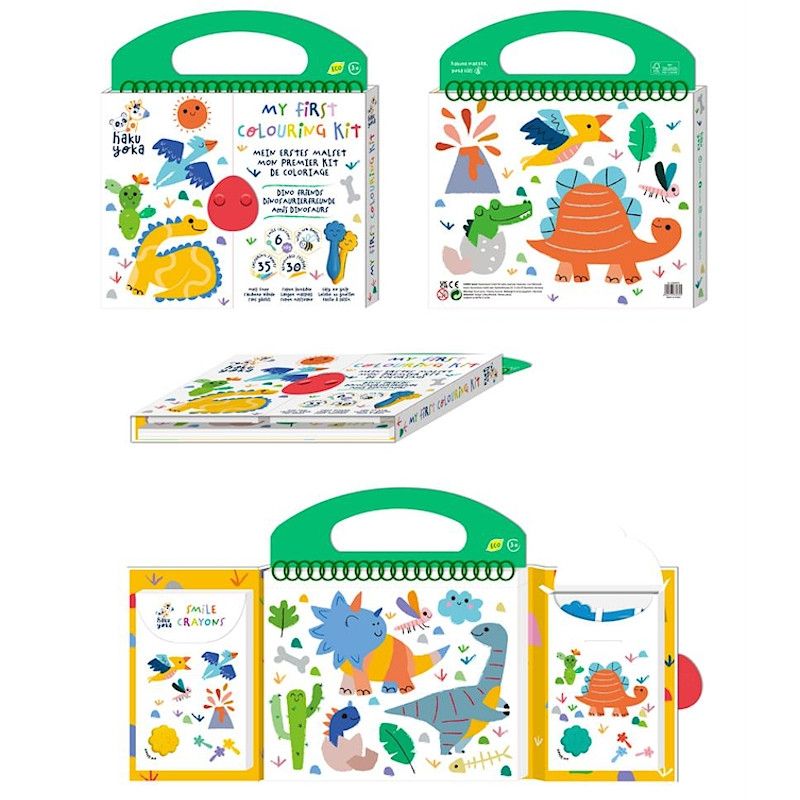 MY FIRST COLOURING KIT DINO FRIENDS - Ulysse
