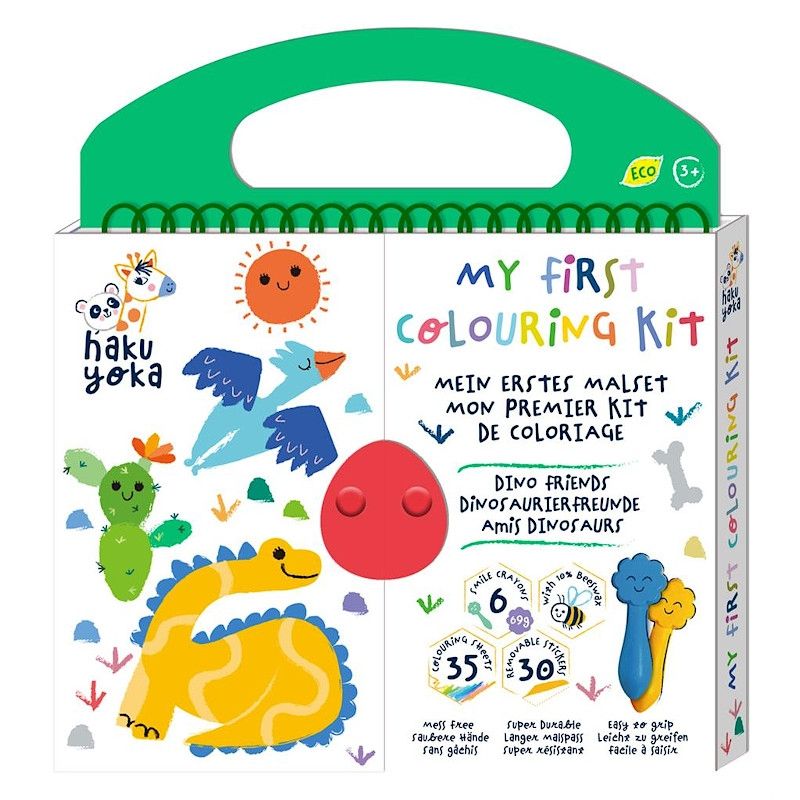 MY FIRST COLOURING KIT DINO FRIENDS - Ulysse