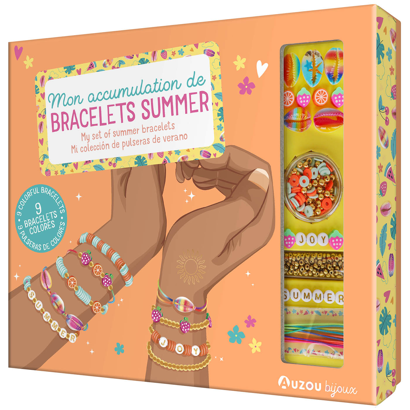 Mon accumulation de bracelets summer - Auzou