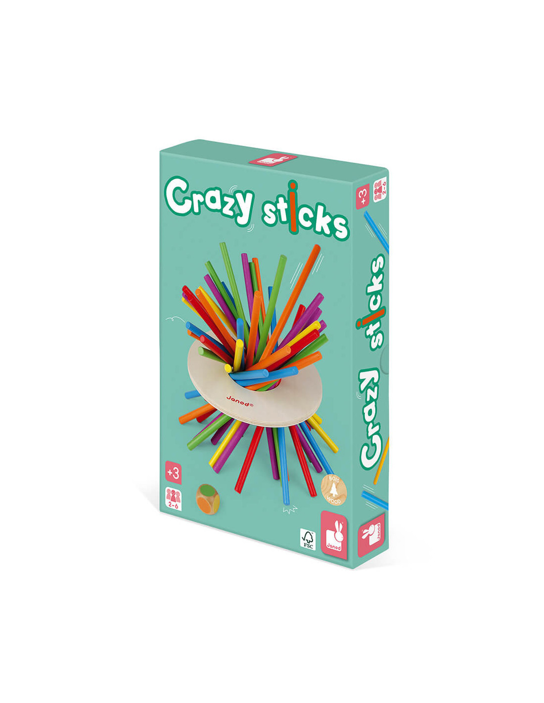 JEU D'ADRESSE - CRAZY STICKS - Janod