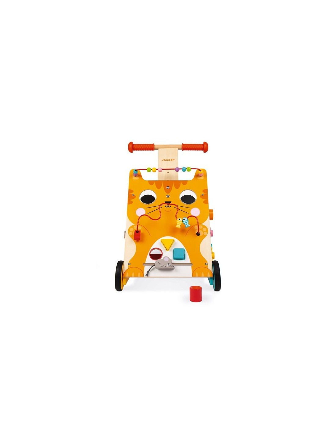 Chariot Multi-Activités Chat (bois) - Janod