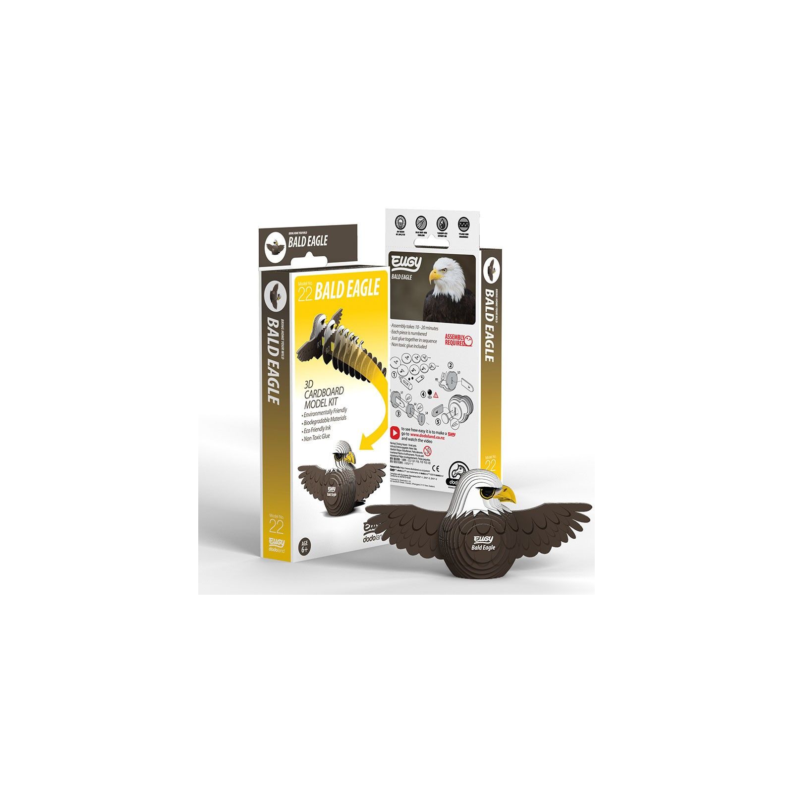 Eugy 3D Modèle: ANIMAL OISEAU / Aigle