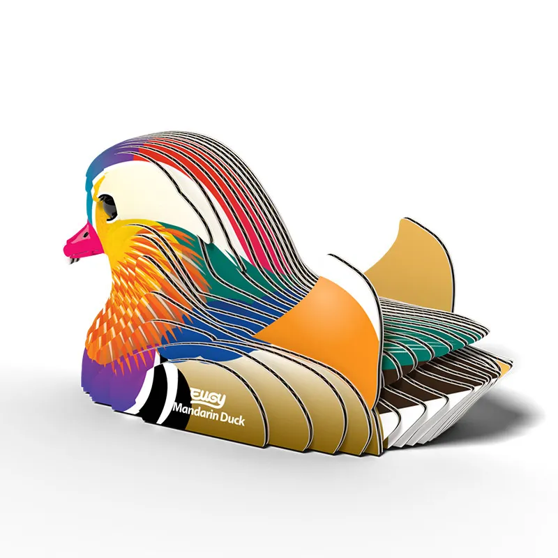 Eugy 3D Modèle: OISEAU / Canard Mandarin
