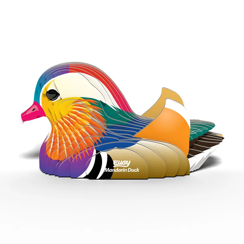 Eugy 3D Modèle: OISEAU / Canard Mandarin
