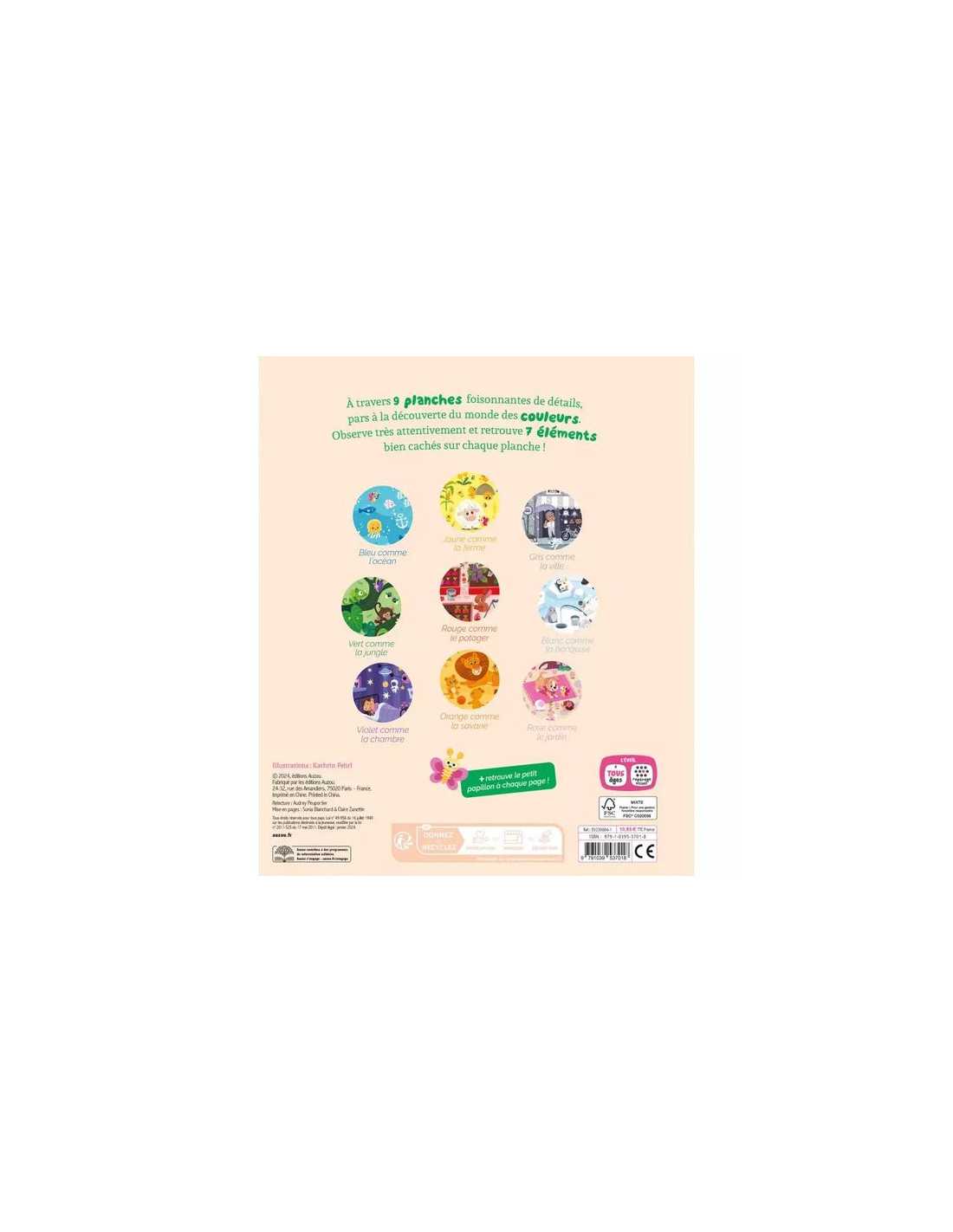 Cherche et trouve des tout-petits - Les couleurs- Auzou
