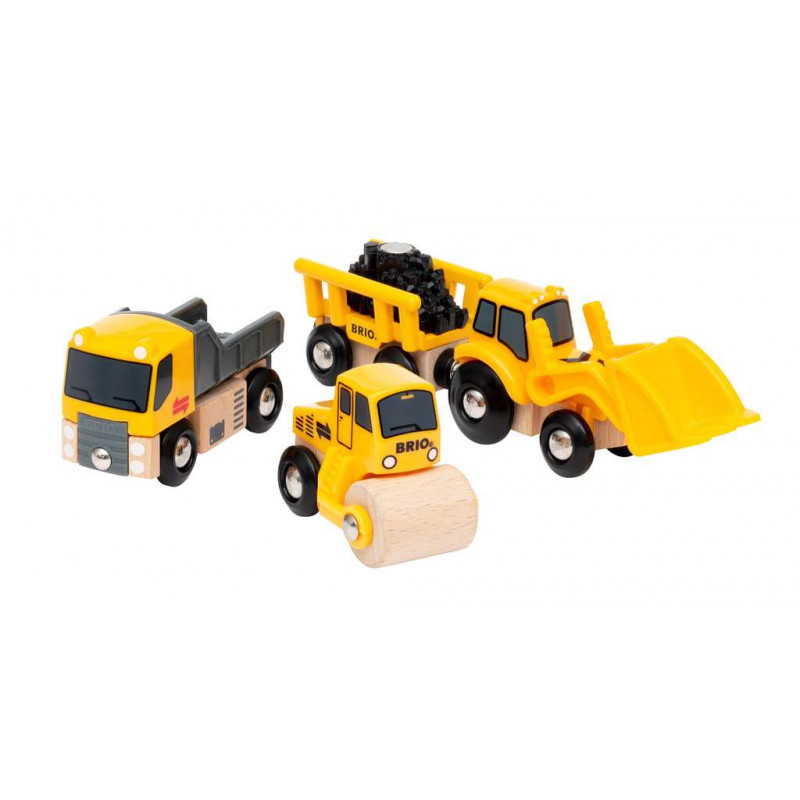 Coffret de 3 engins de chantier - BRIO